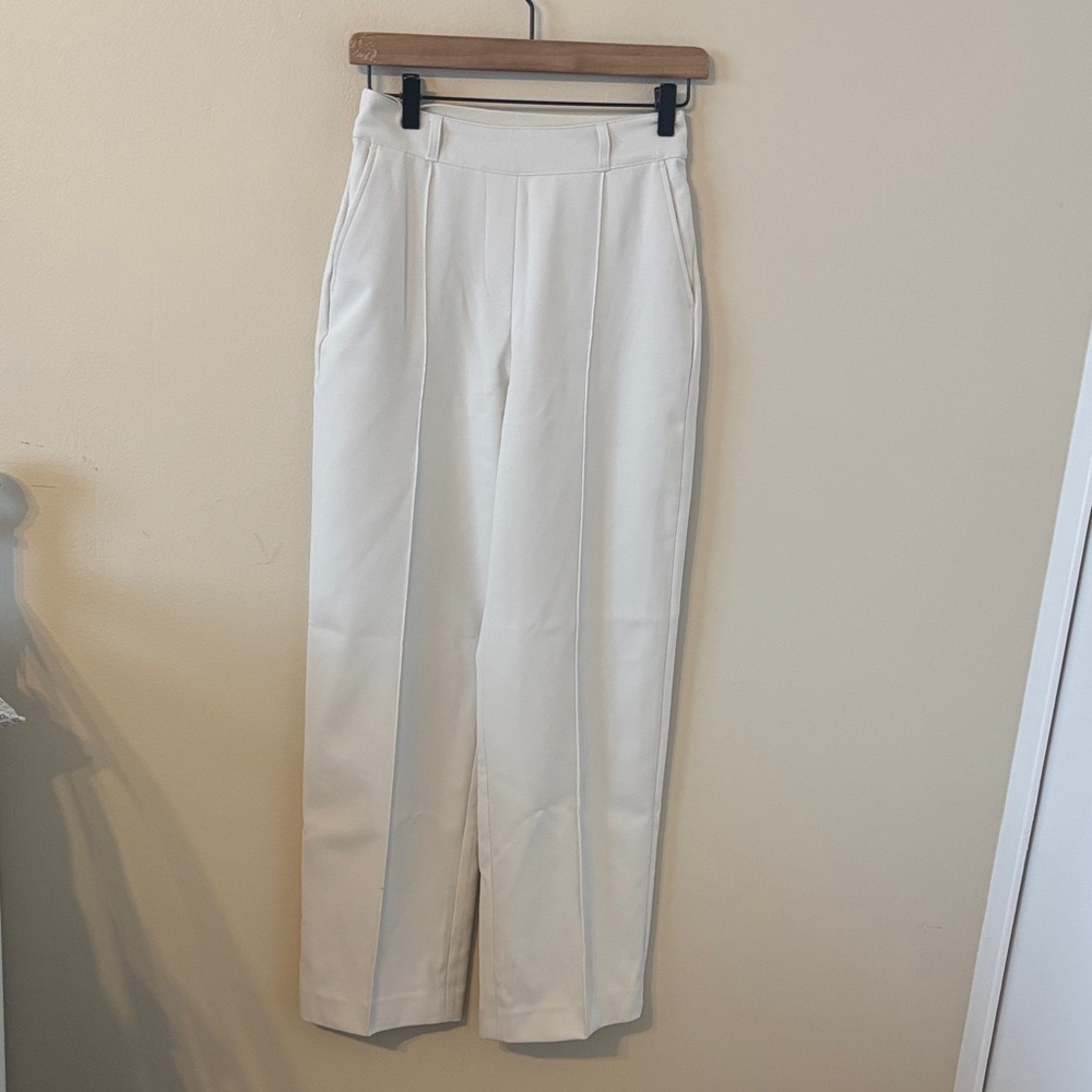 Spanx Wide Leg knit Center Seam Straight Leg Pant